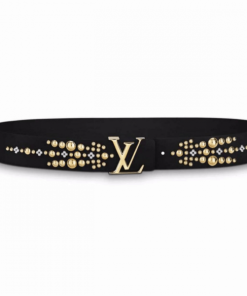 LOUIS VUITTON CALF LEATHER LV ICONIC 35MM BELT - B122