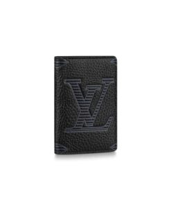 Louis Vuitton Pocket Organizer Taurillon Shadow Leather M80038 - RRG025