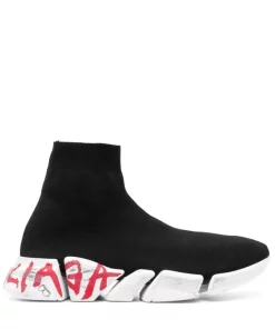 BALENCIAGA SPEED 2.0 GRAFFITI SNEAKER - BB196