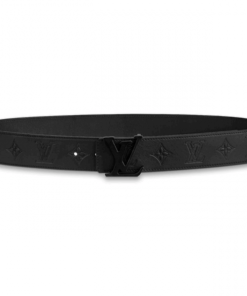 LOUIS VUITTON SHAPE BELT MONOGRAM SHADOW 40 MM BLACK - B113 - 0