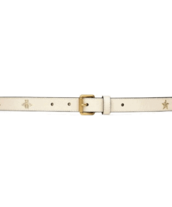 GUCCI BELT WITH BEES AND STARS PRINT - B34