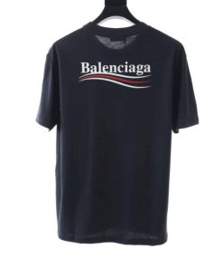 BALENCIAGA CLASSIC NAVY COKE SHORT SLEEVE