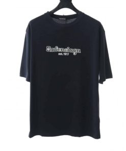 BALENCIAGA CHEST LOGO SHORT SLEEVE T SHIRT