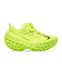 BALENCIAGA MEN'S BOUNCER SNEAKER IN FLUO YELLOW - BB146