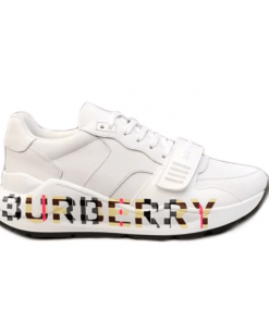 BURBERRY LOGO STRAP SNEAKERS - BBR57