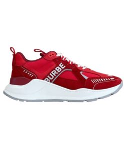 BURBERRY MEN'S LOGO MESH LOW-TOP SNEAKERS - BBR128