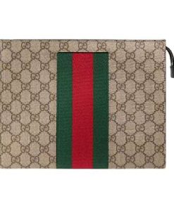 Gucci Supreme Web pouch - WGR074