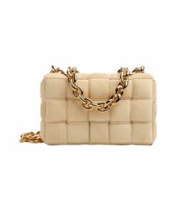 BOTTEGA VENETA WOMEN'S CHAIN CASSETTE IN PORRIDGE - WBV01