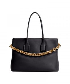 BOTTEGA VENETA WOMEN'S CHAIN TOTE IN BLACK - WBV19