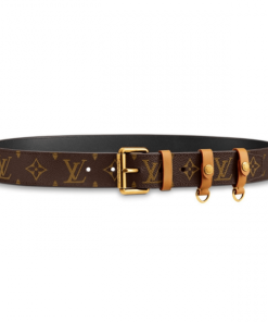 LOUIS VUITTON SIGNATURE BELT MONOGRAM 35MM BROWN - B112