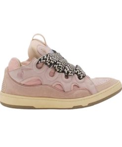 Lanvin Leather Curb Sneakers – LV007