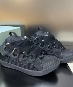 Lanvin Leather Curb Sneakers – LV031