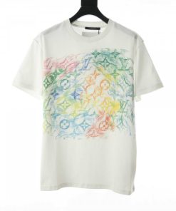 Louis Vuitton Front Printed Pastel Monogram T-Shirt - Lsvt06