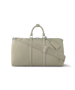 LOUIS VUITTON KEEPALL BANDOULIÈRE 50 IN GREY - LBV424