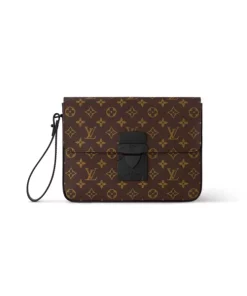 LOUIS VUITTON S LOCK A4 POUCH - LBV421