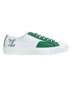 Louis Vuitton Tattoo Sneakers Green Grained Calf Leather - LSVT114