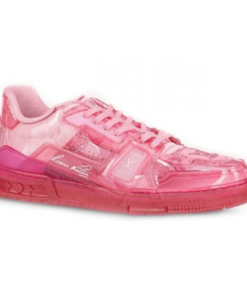 LOUIS VUITTON TRAINER SNEAKER IN ROSE - LV283