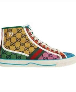 Men's Gucci Tennis 1977 GG Multicolor high-top - Gcc056