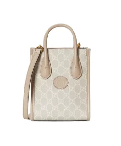 MINI TOTE BAG WITH INTERLOCKING G - GBC067