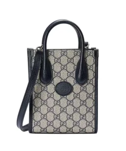 MINI TOTE BAG WITH INTERLOCKING G - GBC068