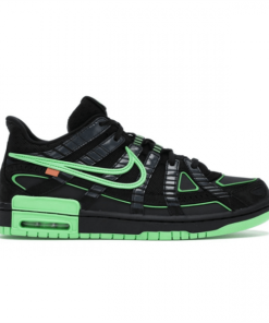 NIKE AIR RUBBER DUNK OFF-WHITE GREEN STRIKE - NK38