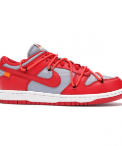 NIKE DUNK LOW OFF-WHITE UNIVERSITY RED - NK28