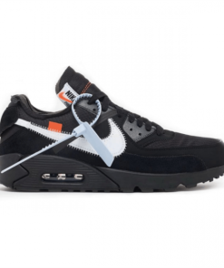 OFF-WHITE X NIKE AIR MAX 90 BLACK - NK08