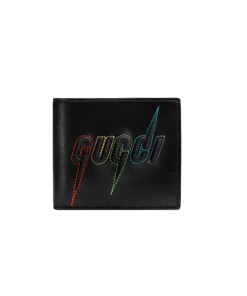 WALLET WITH GUCCI BLADE EMBROIDERYWALLET WITH GUCCI BLADE EMBROIDERY