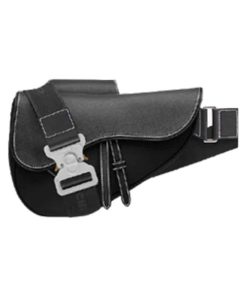 SADDLE BAG NAVY GRAINED CALFSKIN