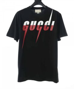 T-Shirt With Gucci Blade Print - Gcs011