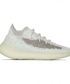 WHITE ADIDAS YEEZY BOOST 380 CALCITE GLOW SNEAKERS - AD27