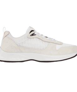 DIOR B25 OBLIQUE WHITE SUEDE RUNNER - CD38