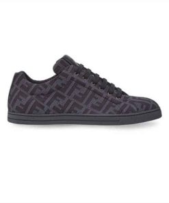 FENDI FF MOTIF MESH SNEAKERS - FD14