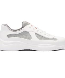 PRADA AMERICA'S CUP SOFT RUBBER AND BIKE FABRIC SNEAKERS - PRD004