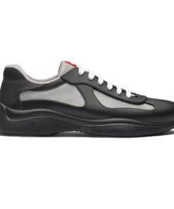 PRADA AMERICA'S CUP SOFT RUBBER AND BIKE FABRIC SNEAKERS - PRD006