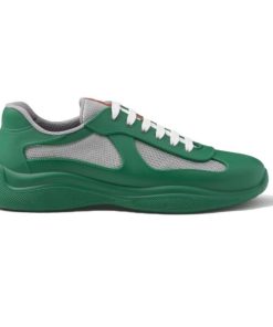 PRADA AMERICA'S CUP SOFT RUBBER AND BIKE FABRIC SNEAKERS - PRD007