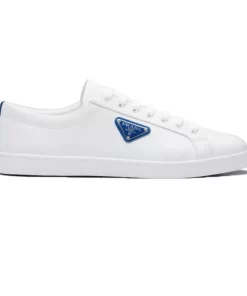 PRADA BRUSHED LEATHER SNEAKERS - PRD044