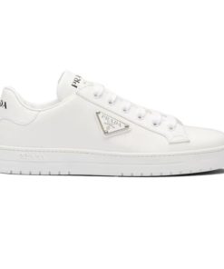 PRADA DOWNTOWN BRUSHED LEATHER SNEAKERS - PRD035