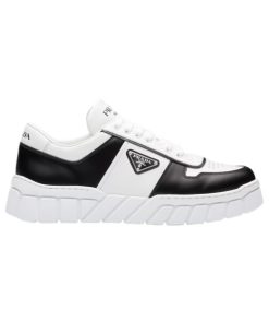 PRADA LEATHER SNEAKERS - PRD032