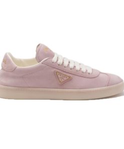 PRADA SUEDE SNEAKERS ALABASTER PINK - PRD081