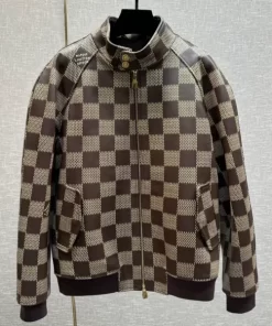 Louis Vuitton Damier Leather Harrington Jacket - LC017