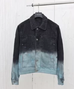 Louis Vuitton Embroidered Denim Blouson Jacket - LC008