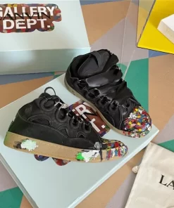 Lanvin Leather Curb Sneakers – LV038