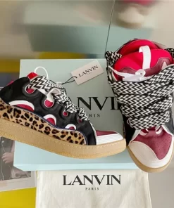 Lanvin Leather Curb Sneakers – LV039