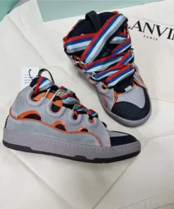 Lanvin Leather Curb Sneakers – LV042