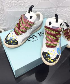 Lanvin Leather Curb Sneakers – LV049