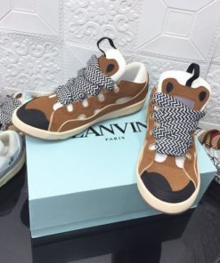 Lanvin Leather Curb Sneakers – LV050