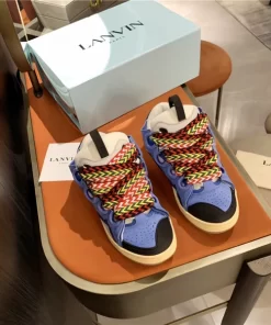 Lanvin Leather Curb Sneakers – LV060