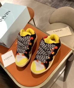 Lanvin Leather Curb Sneakers – LV061