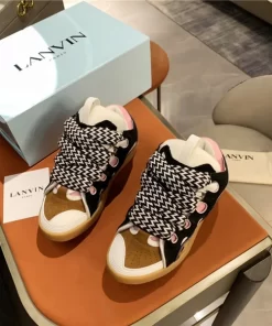 Lanvin Leather Curb Sneakers – LV062